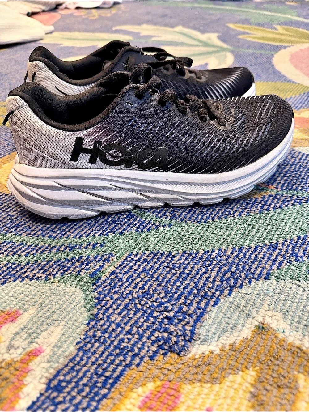 Hoka Rincon 3 in Black & White